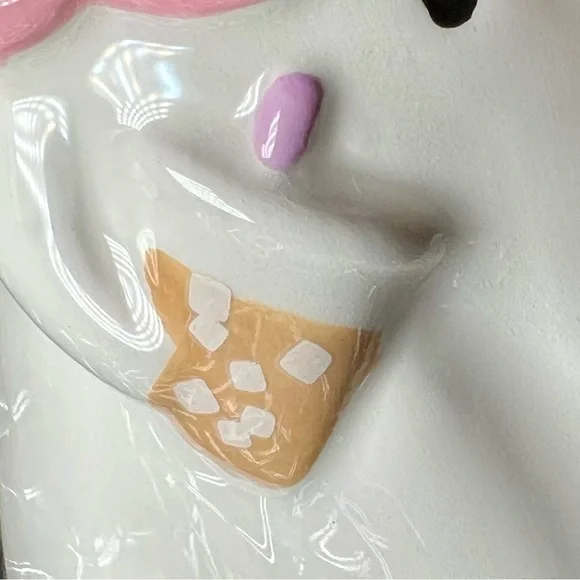 Halloween Ceramic Cold Brew Drinking Girlie Girl Ghost Mug Flower Sunglasses - Picture 5 of 10